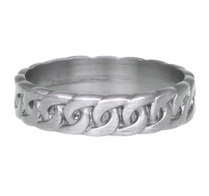Bague anneau recouvrant " Curb chain " Antique  - Ixxxi
