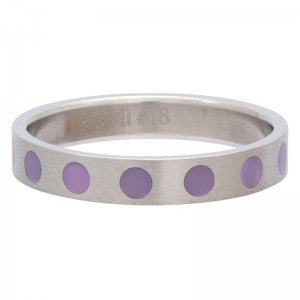 Bague anneau recouvrant " Round " Purple - Ixxxi